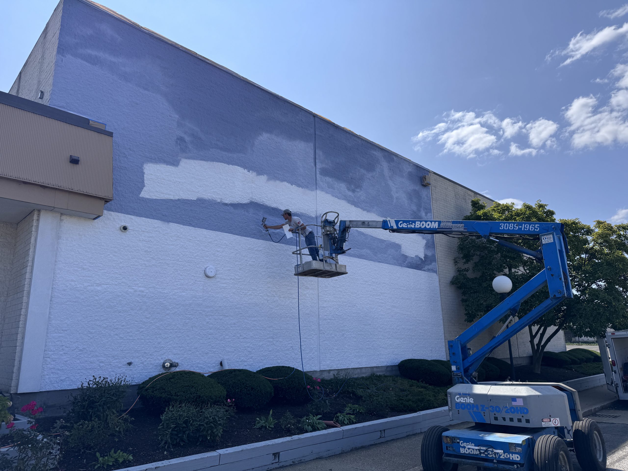 Joe Moore Award Mural in Downtown Erie