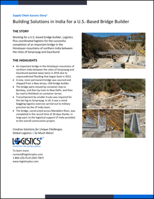 Supply Chain Success Story - Bridge Construction Thumbnail