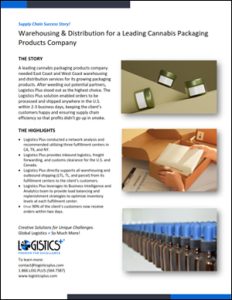 Supply Chain Success Story - Cannabis Packaging