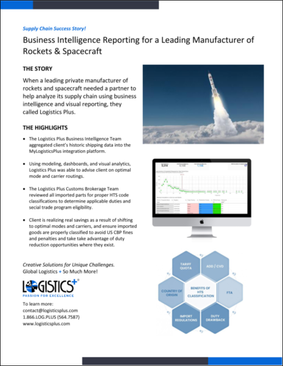 Supply Chain Success Story - Rockets and Spacecraft Thumbnail