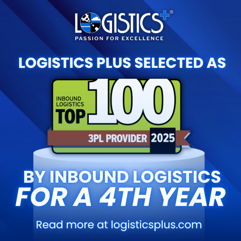 Logistics Plus Selected as a Top 100 3PL Provider by Inbound Logistics for a Fourth Year