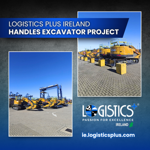 Logistics Plus Ireland Handles Excavator Project
