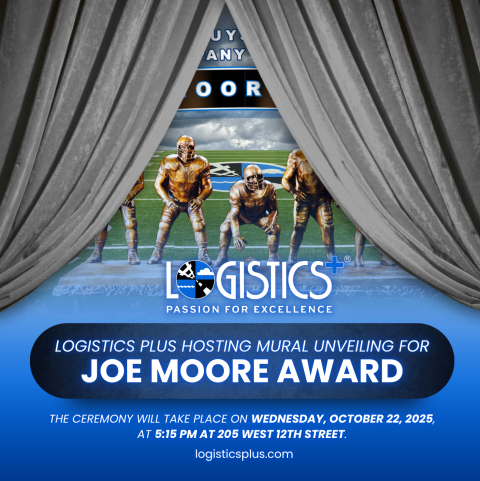 Logistics Plus to Host Unveiling Ceremony for the Joe Moore Award Mural in Downtown Erie